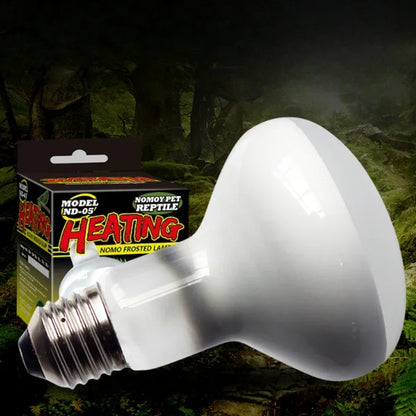 60W Reptile UVB Heat Lamp – UVA+UVB Light for Turtles & Lizards