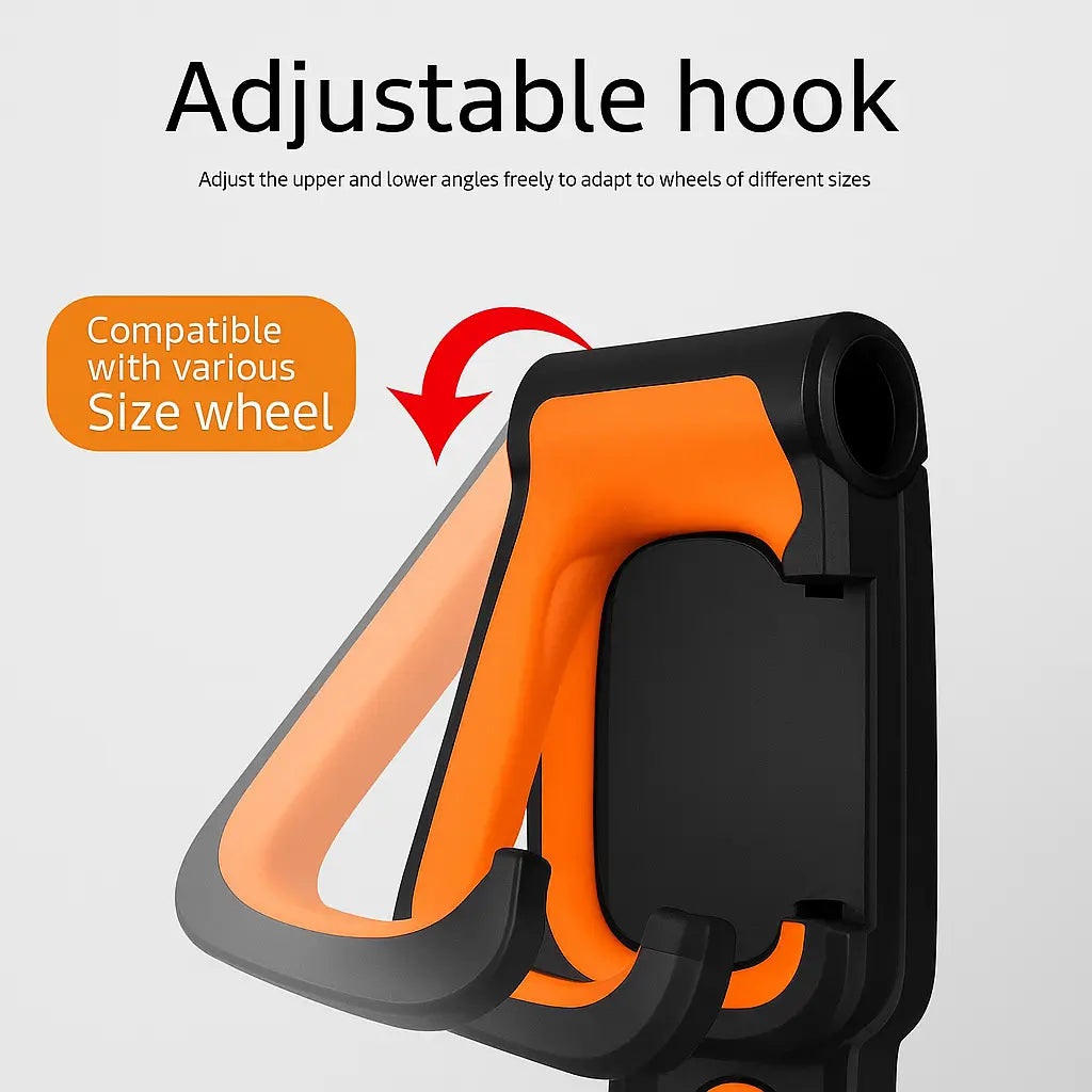 Civrano™ Foldable Wall Bike Rack – Keep Your Ride Organized & Off the Floor