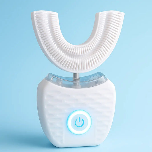 360° U-Shaped Electric Toothbrush - Automatic Whitening Toothbrush for Kids & Adults